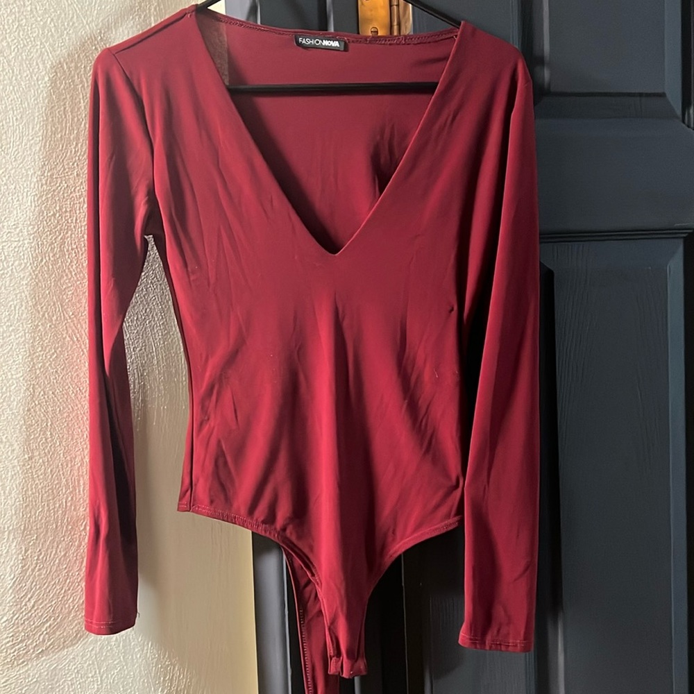 Red bodysuit